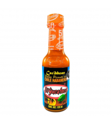 Salsa Habanero Caribbean El Yucateco  botella 120ml