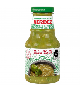 Salsa verde Hérdez 240g botella