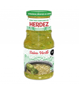 Salsa verde Herdez 453g botella