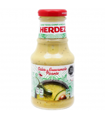 Salsa guacamole Herdez 240g