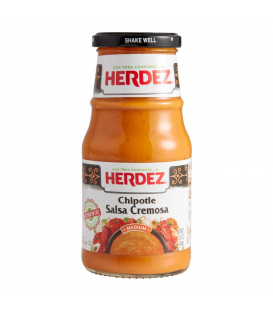 Salsa de chile chipotle cremosa Hérdez 434g