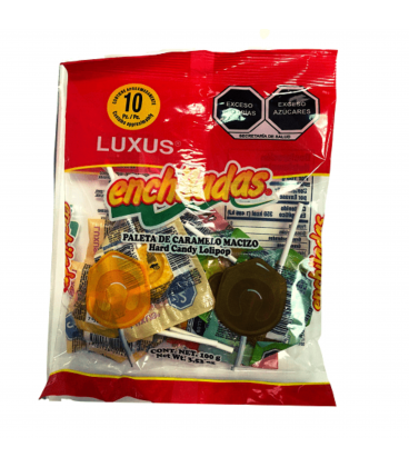 Bag of Paleta Enchilada Chili Lollipops (10 units)