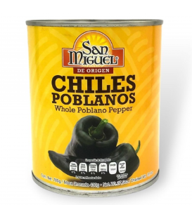 Chile Poblano entero San Miguel 780 g
