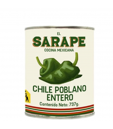 Whole Poblano peppers by San Miguel 780 g