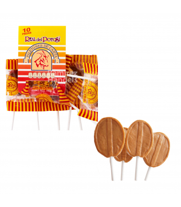 Paletones de Cajeta tira de 10 unidades.
