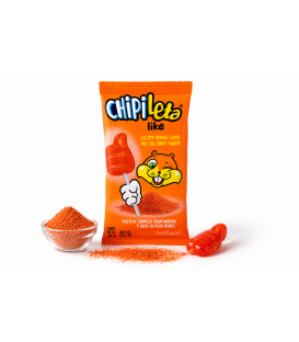 Chipileta (paleta naranja con polvo dulce picante)18g.