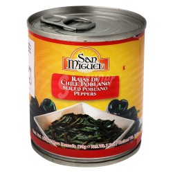 San Miguel Sliced Poblano Chilies 200 g