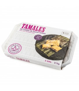 Tamales de Cerdo en Salsa Verde 3 unidades