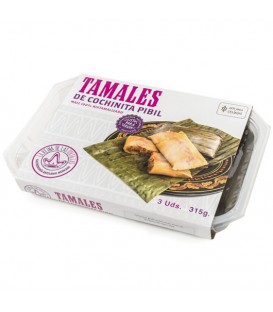 Tamales with Chochinita pibil (pack of 3)