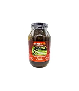 Chile poblano en rajas Sabormex 340g