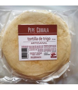 Tortillas de trigo 15cm Pepe Comala 500g (Paquete)