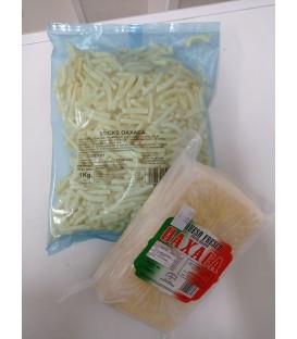 Queso Oaxaca rallado 1 kg (solo de venta en Madrid dentro de la M-50 y BNA dentro B20)