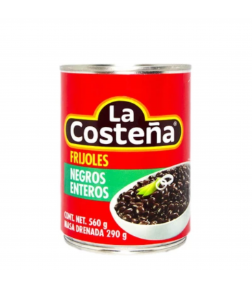 La Costeña Whole Black Beans 560g