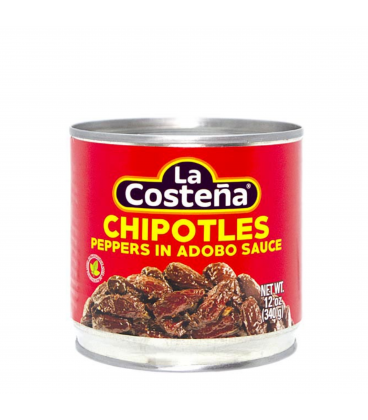 Chile chipotles adobados  La Costeña 340 g