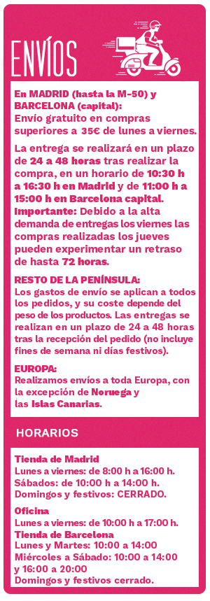 Envíos y horarios de la Reina de las Tortillas